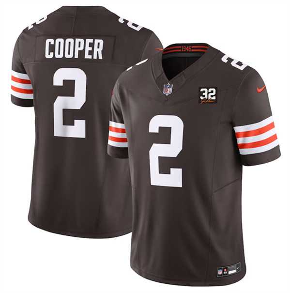 Men & Women & Youth Cleveland Browns #2 Amari Cooper Brown 2023 F.U.S.E. With Jim Brown Memorial Patch Vapor Untouchable Limited Stitched Jersey,We sell and wholesale Men & Women & Youth Cleveland Browns #2 Amari Cooper Brown 2023 F.U.S.E. With Jim Brown Memorial Patch Vapor Untouchable Limited Stitched Jersey on line form chian!